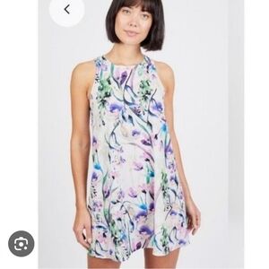 Amanda Uprichard Multicolor Floral Mini Dress